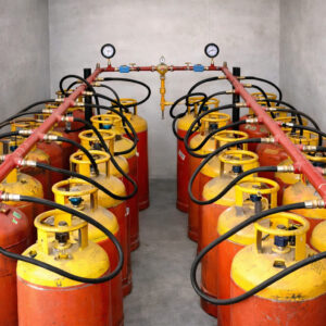 Gas Bank & Pipe Line