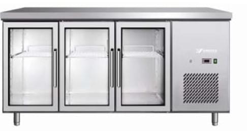 Counter Ref. With Glass Door